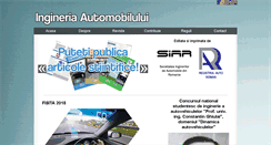 Desktop Screenshot of ingineria-automobilului.ro